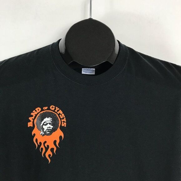 Jerzees Jimi Hendrix Band of Gypsys T-Shirt Men's Medium Black Crew Neck Music - Picture 3 of 9